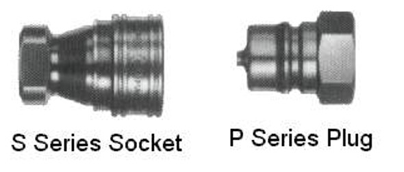 COUPLER QUICK-CONNECT BRASS 2S PT-1/4