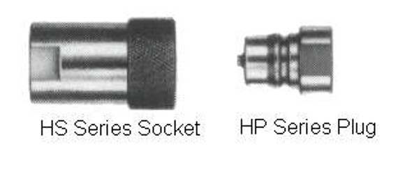 COUPLER QUICK-CONNECT STEEL SOCKET 3-HS PT-3/8