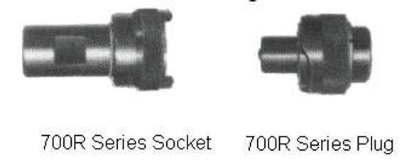 COUPLER RING LOCK TYPE SOCKET 700R-4S PT-1/2