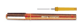 ROTRING ISOGRAPH PEN 0.35MM COMPLETE