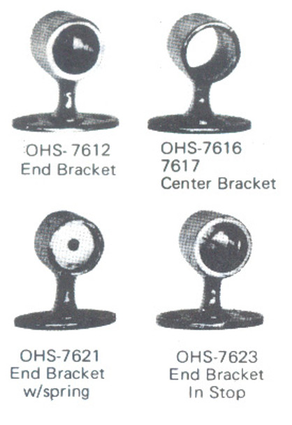 CENTER BRACKET FOR CURTAIN ROD OHS#7617 ID-25MM