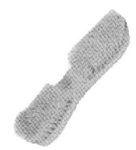 BRUSH HAND SCRUB WHITE HAIR POINTED