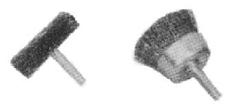 BRUSH WIRE WHEEL OD50MM WITH 6MM ARBOR