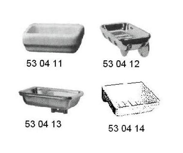 SOAP TRAY WALL MOUNT PLASTIC OHS#7113