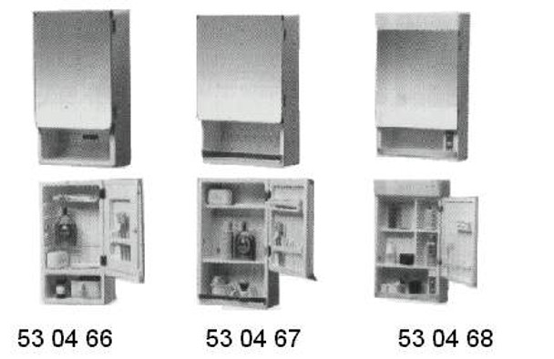 MEDICINE CABINET SIZE W415XH715XD160MM