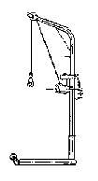 WINCH PNEUMATIC DRIVEN CAPACITY 150KGS