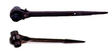 WRENCH DOUBLE HEAD RATCHET & SPUD 12-POINT 22X27MM