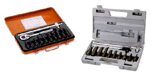 BIT SET HEXAGON 6-17MM 6 BITS & 6 TOOLS