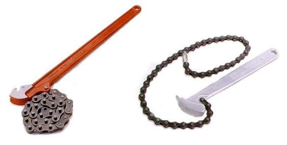 WRENCH CHAIN PIPE SINGLE JAW 60-510MM CAPACITY
