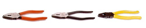 PLIER SIDE-CUTTING & REAMER PLASTIC COVERED HANDLE 200MM