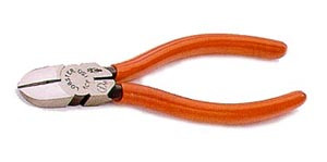 PLIER DIAGONAL-CUT HEAVY-DUTY PLASTIC COVERED HANDLE 150MM