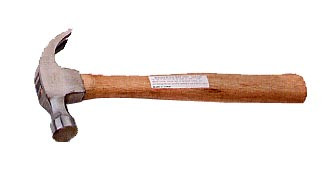 HAMMER BELL FACE & NAIL PULLER HANDLED 450GRM