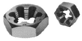 DIE RETHREADING HEXAGON METRIC COARSE M3.5XP0.60MM C. STEEL