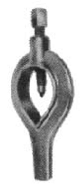 LATHE DOG CAST-IRON STRAIGHT 38MM