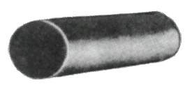 ZINC CASTING ROUND SOLID 25X300MM