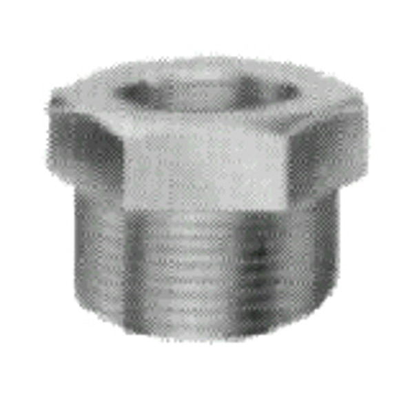 BUSH STEEL HEX 1-1/4X1/2 THREADED FOR H.P. PIPE FITTING