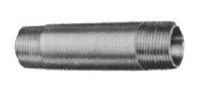 NIPPLE LONG BRASS 1 X 2" THREADED