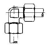 ELBOW COMPRESSION STEEL 42.7MM 250KG