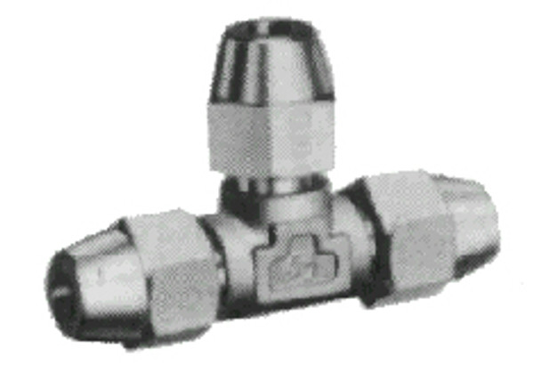 TEE FLARED BRASS 1/2"