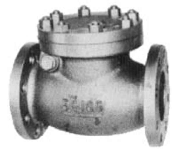 SWING CHECK VALVE CAST-IRON FLANGED F7372 5KG-200MM