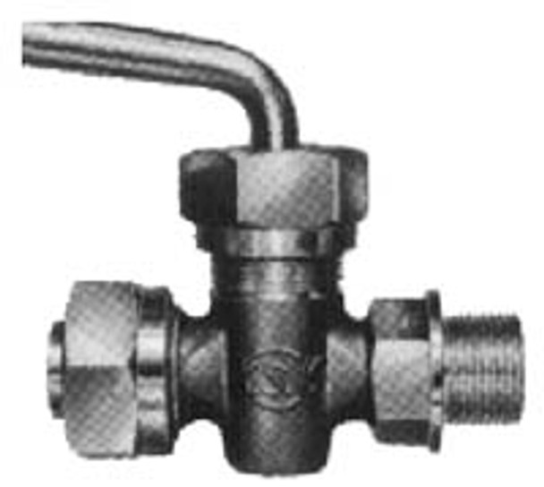 COCK UNION-END BRONZE F7387 16KG-10MM