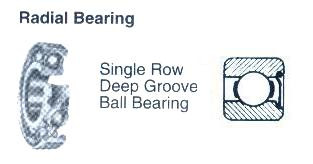 BALL BEARING SINGLE ROW DEEP GROOVE NO.6004Z