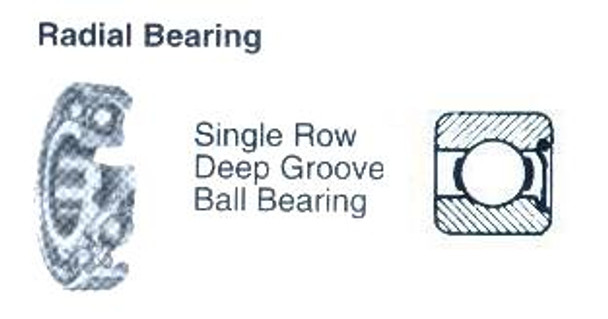 BALL BEARING SINGLE ROW DEEP GROOVE NO.6008Z