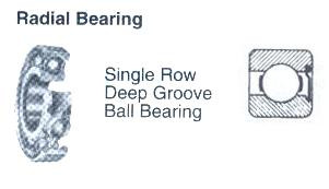 BALL BEARING SINGLE ROW DEEP GROOVE NO.6211Z