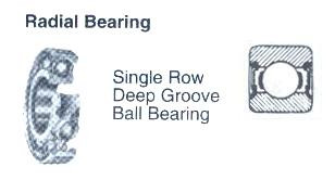 BALL BEARING SINGLE ROW DEEP GROOVE NO.6211-2RS