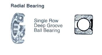 BALL BEARING SINGLE ROW DEEP GROOVE NO.6302RS