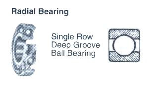 BALL BEARING SINGLE ROW DEEP GROOVE NO.629