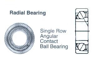 BALL BEARING SINGLE ROW ANGULAR CONTACT NO.7307