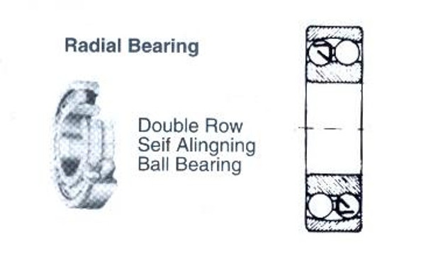 BALL BEARING DOUBLE ROW DEEP GROOVE NO.1310