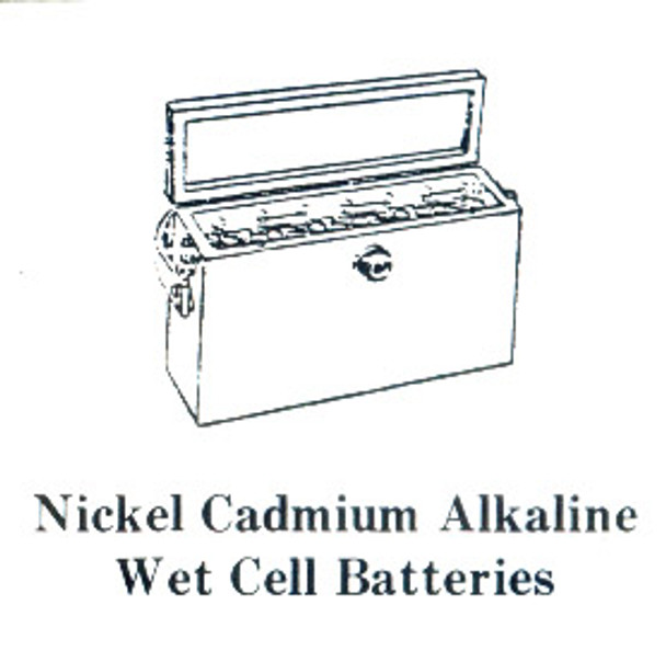 BATTERY WET CELL ALKALINE QKC20-5 6V 20AMP