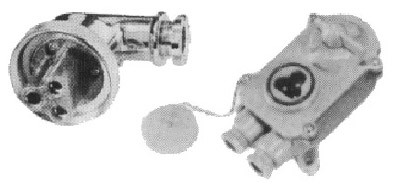 ANGLE PLUG(1MB)&RECEPTACLE (S1MR) WATERTIGHT 3PIN