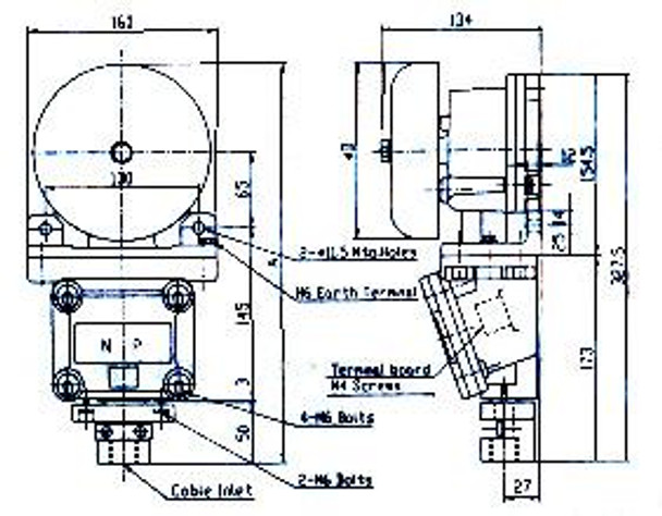 ALARM BELL EXPLOSION-PROOF BX-20C AC100V 22VA 87DB