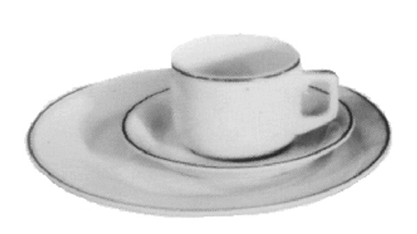 DINNER PLATE STANDARD WITH BLUE LINE 233MM