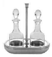 OIL & VINEGAR CASTER SET 180CCX2BTLS