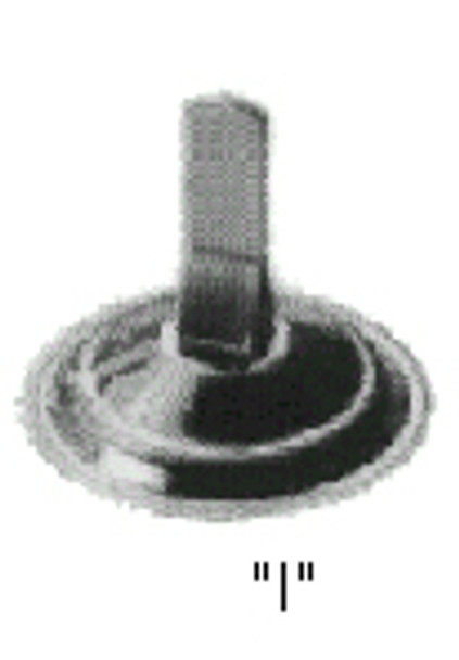 MENU HOLDER STAINLESS STEEL I-SHAPE PINCH 60MM HEIGHT