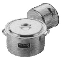 SAUCE POT STAINLESS STEEL 38LTR