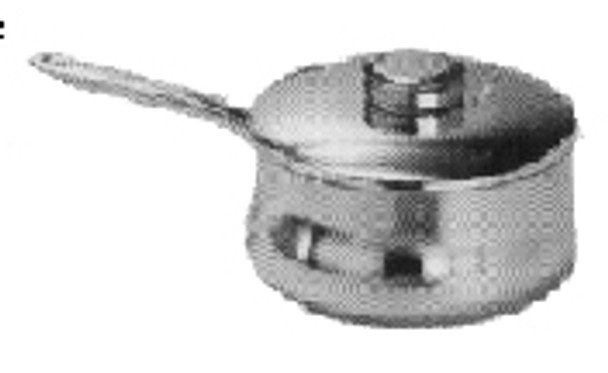 SAUCE PAN STAINLESS STEEL 1.0LTR SILVINOX VENUS NO.6414