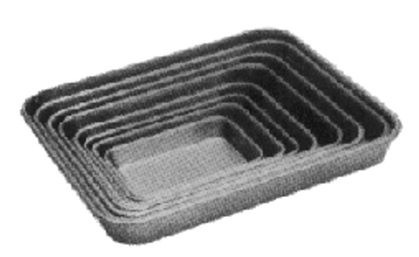 PAN RECTANGULAR ALUMINIUM 240X180X30MM
