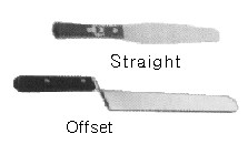 SPATULA TURNER OFFSET STAINLESS STEEL BLADE 360MM