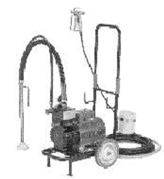 IMPA 270314 Airless unit 220V suction system/cart type 6 ltr/min  - Handok HD701