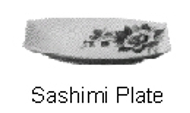 SASHIMI PLATE CHINA JAPANESE STYLE 167X100MM