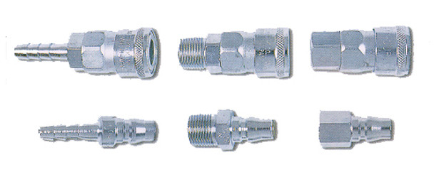 IMPA 351244 Brass quick coupler plug / 1/2" hose end  - Nitto Kohki 400PH