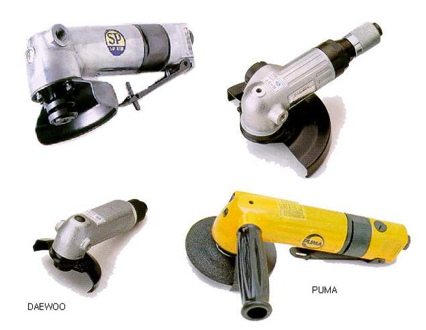 IMPA 590309 Angle grinder pneumatic - 180mm - Nitto Kohki MAG70