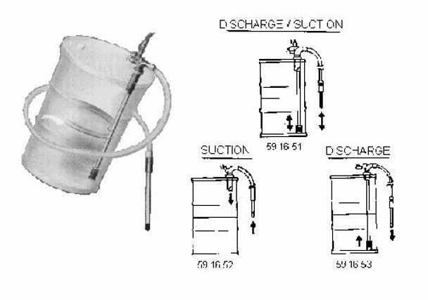 IMPA 591653 Drum pump pneumatic - Taurus BP200