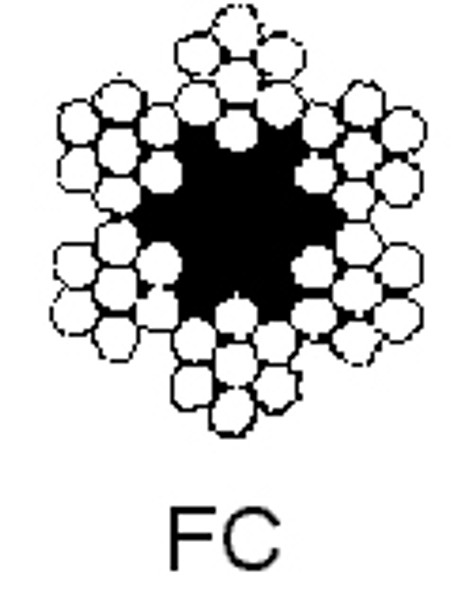 ROPE WIRE GALV 6X7 26MM DIAX200MTR W/CERT.