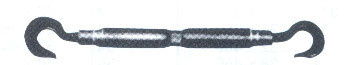 TURNBUCKLE PIPE PS TYPE BLACK EYE&EYE W5/8X250MM